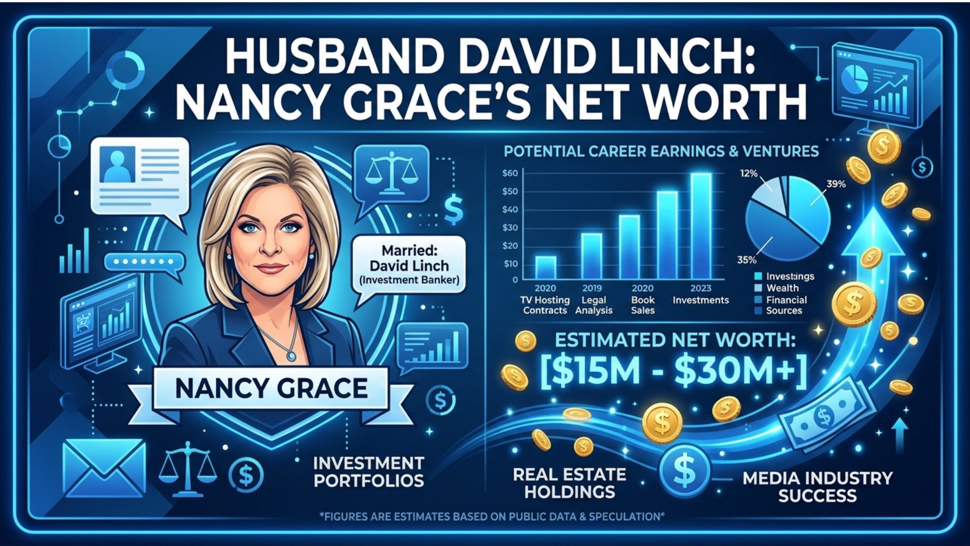 Husband David Linch: Nancy Grace's Net Worth